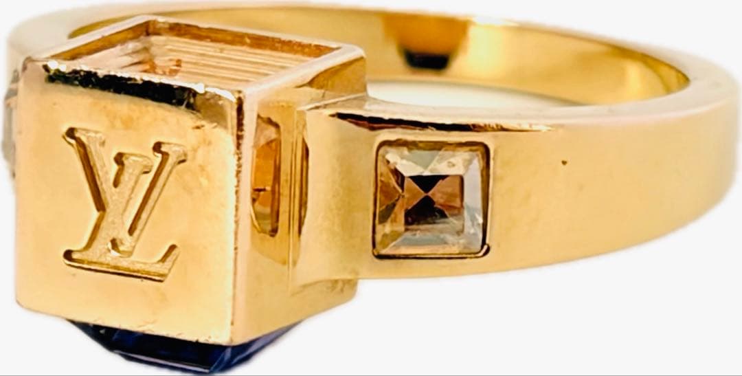 ルイヴィトン M65098 バーグ ギャンブル ゴールド リング L 約16号