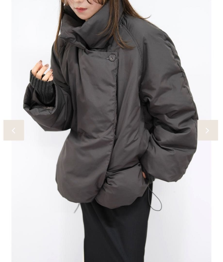 オリジナルコクーンミドルダウンコート