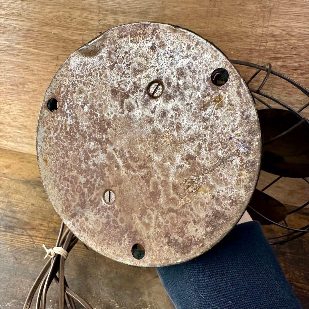 【実働】戦前モデル　EMERSON 6250-D　10インチ真鍮4枚羽ファン