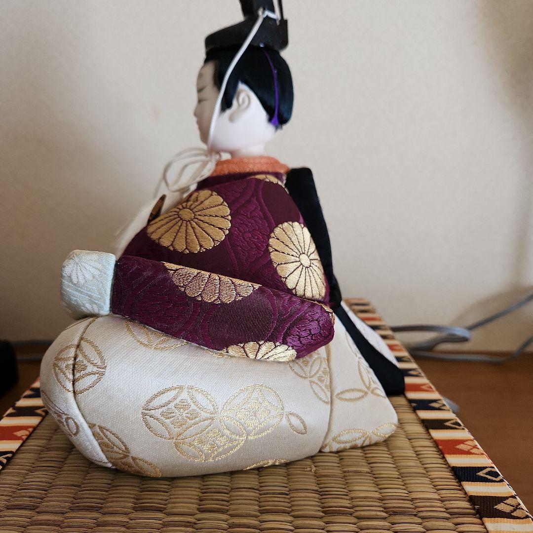 木目込み雛人形 親王飾り(大きめ)雪洞セット