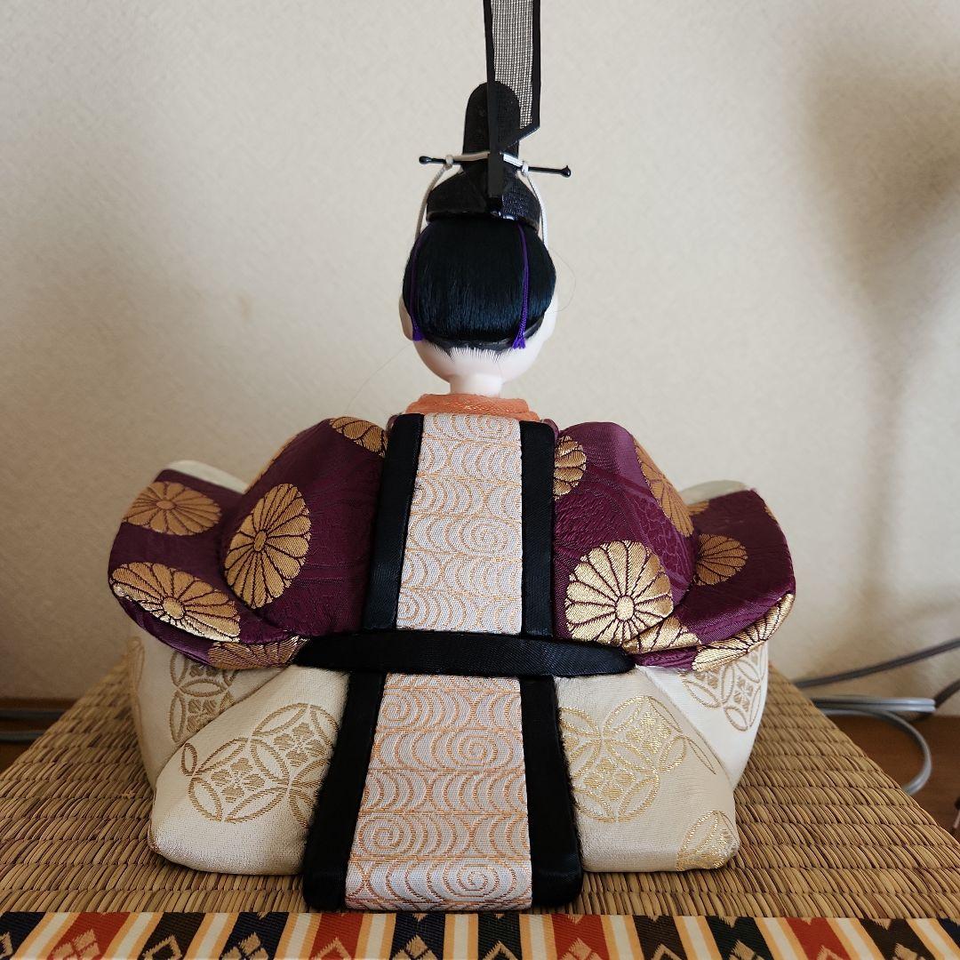 木目込み雛人形 親王飾り(大きめ)雪洞セット