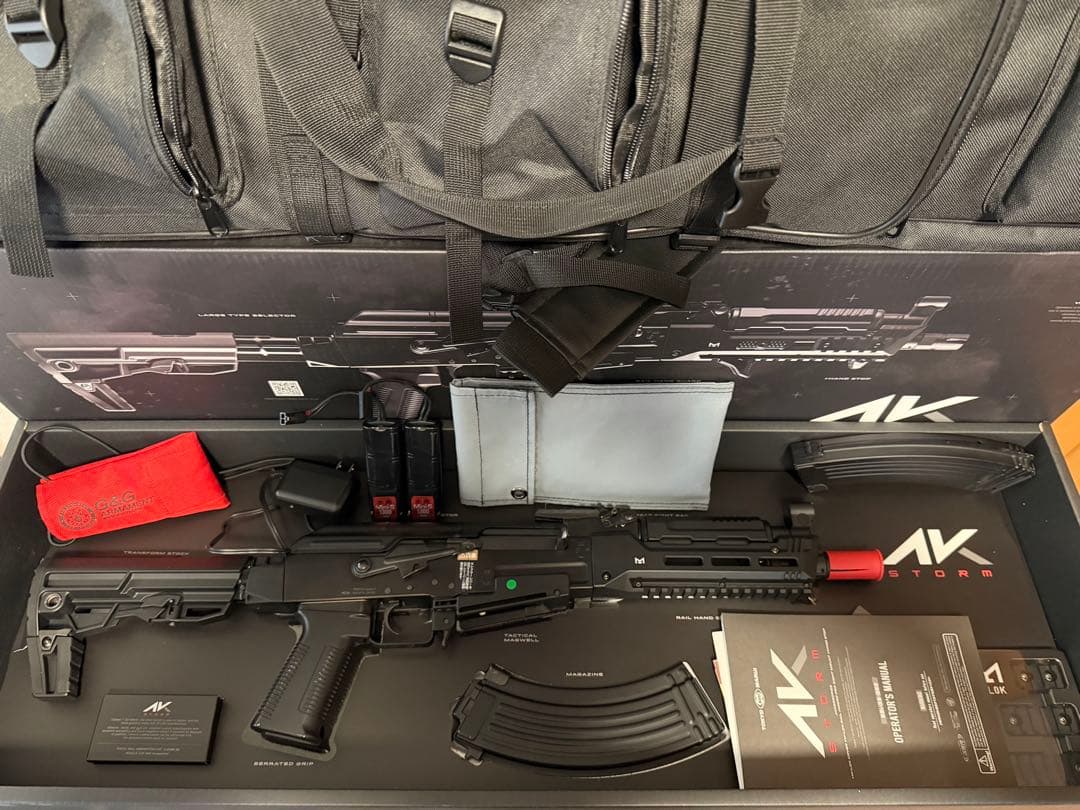 【美品】東京マルイ AKストーム 次世代電動ガン フルセット