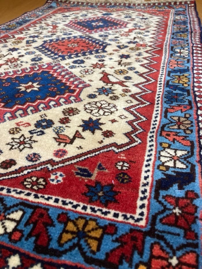 【在庫一掃セール】ペルシャ絨毯 102cm×62cm No.3053−06