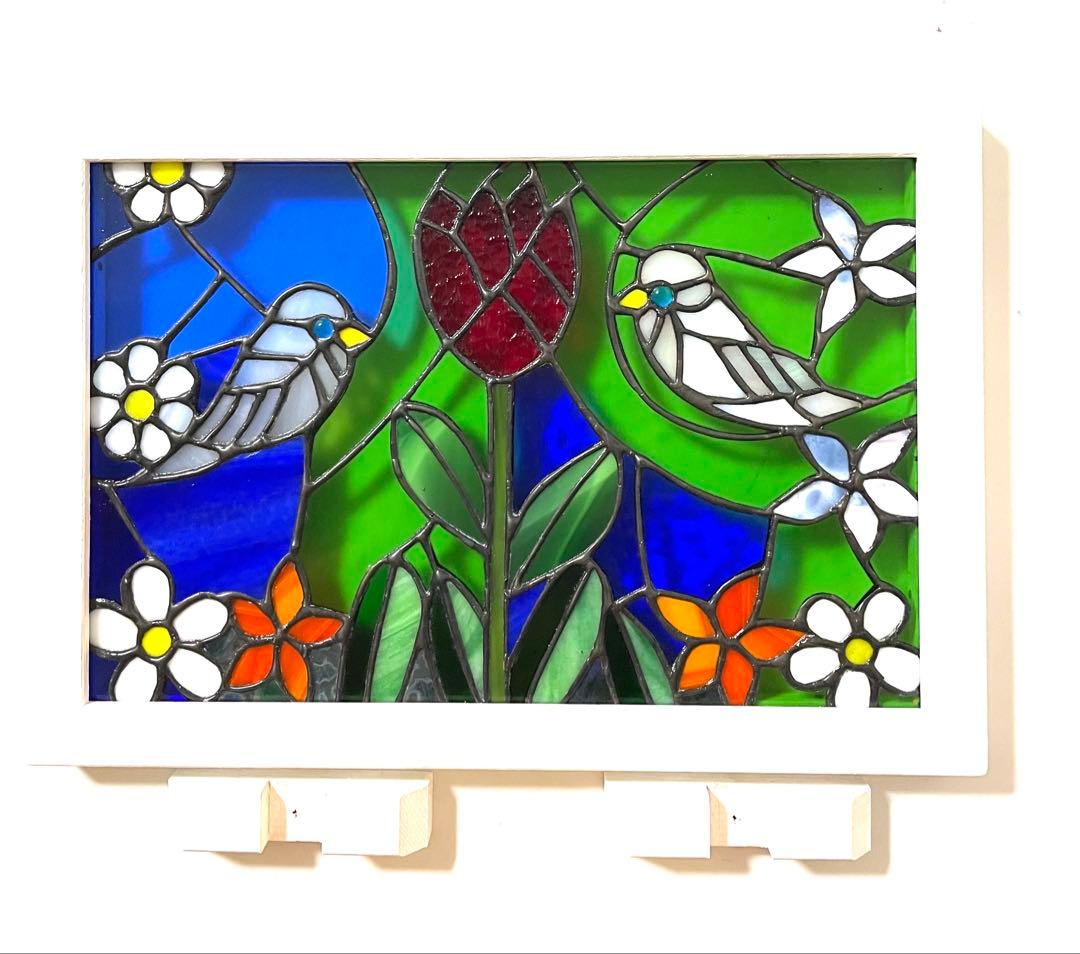 ステンドグラスパネル【思い出】