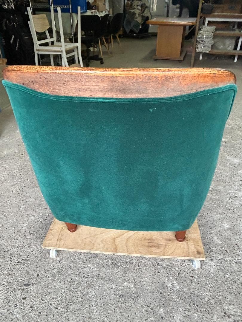 ②maruni マルニ木工 ベルサイユ アームチェア ヴィンテージ グリーン