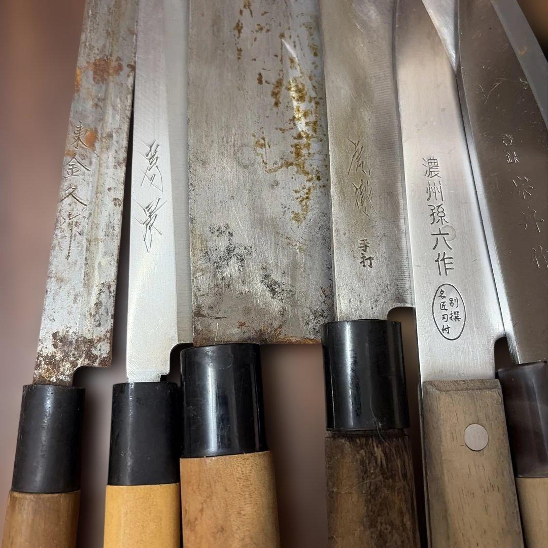 包丁セット 10本 ステンレス鋼