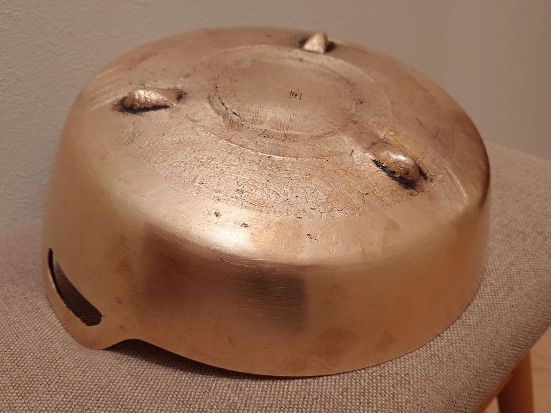 希少 有次 平井鋳造所 30cm 3mm厚 砲金 天ぷら鍋 送料込み