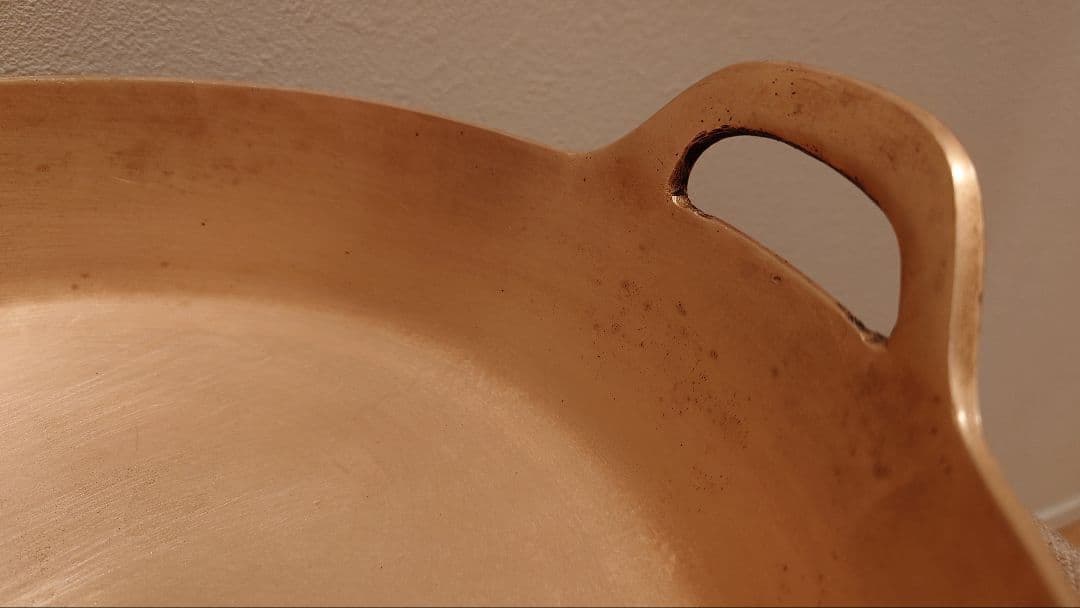 希少 有次 平井鋳造所 30cm 3mm厚 砲金 天ぷら鍋 送料込み