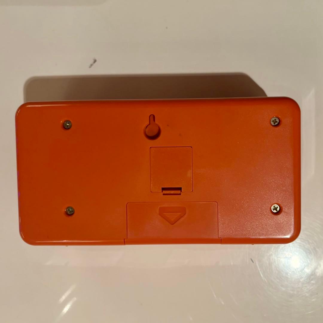 ★動作品★TWEMCO トゥエンコ パタパ 夕時計QT-30 オレンジ