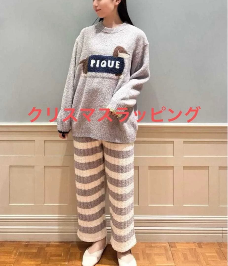 ベビモコダックスフンドジャガードプルオーバー＆ロングパンツSET