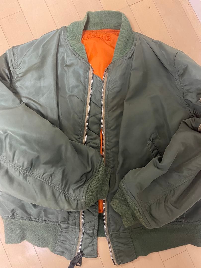 米軍実物 MA-1 1969年 ALPHA DSA IDEAL L