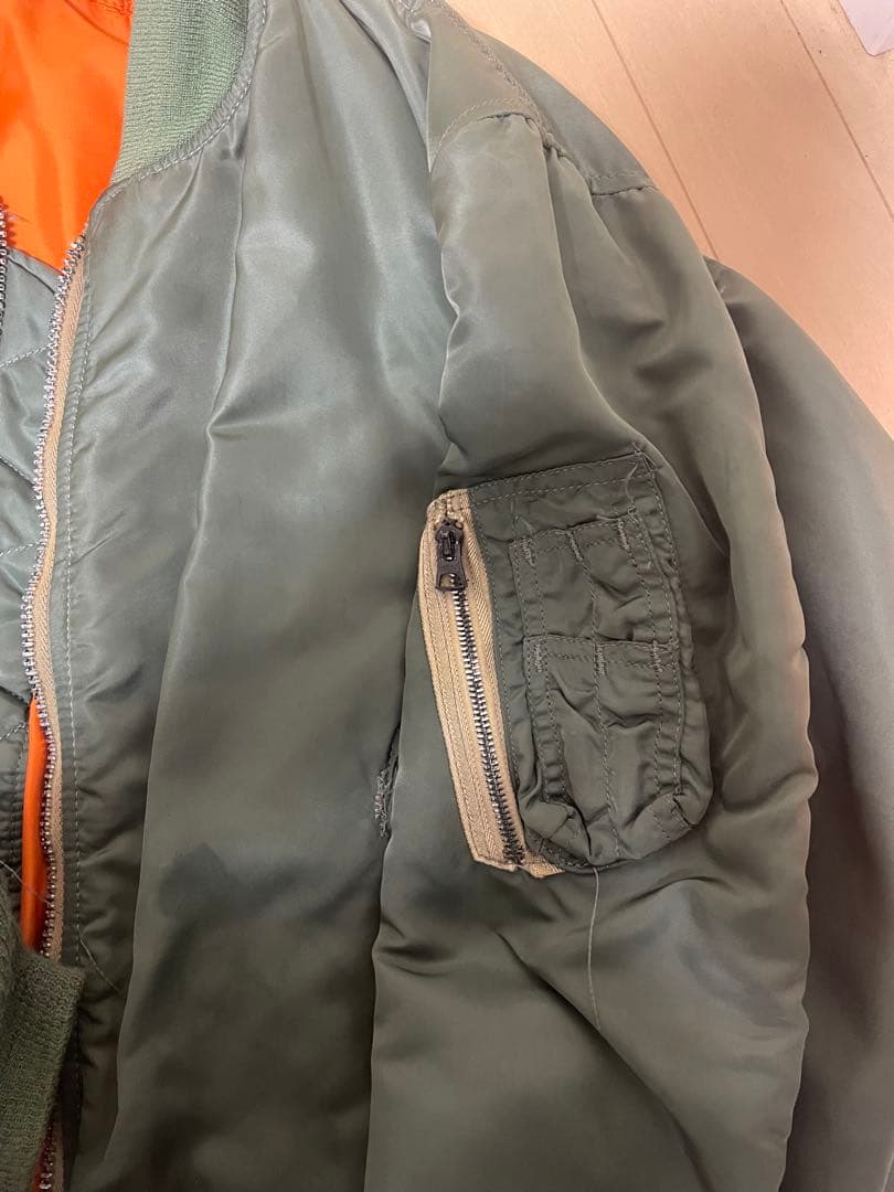 米軍実物 MA-1 1969年 ALPHA DSA IDEAL L