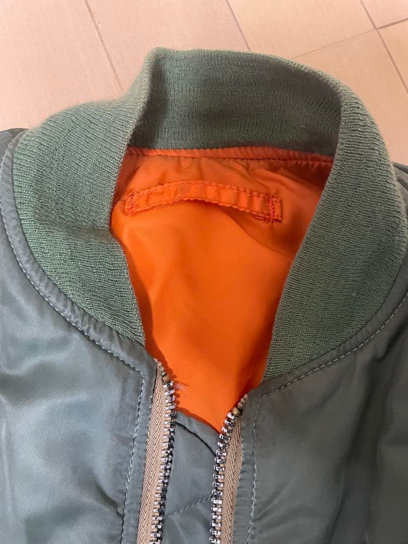 米軍実物 MA-1 1969年 ALPHA DSA IDEAL L