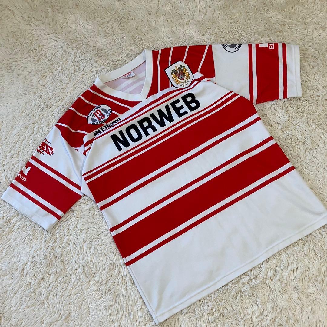 ウィガン ウォリアーズ ラグビーリーグ ホームシャツ 1990/1992