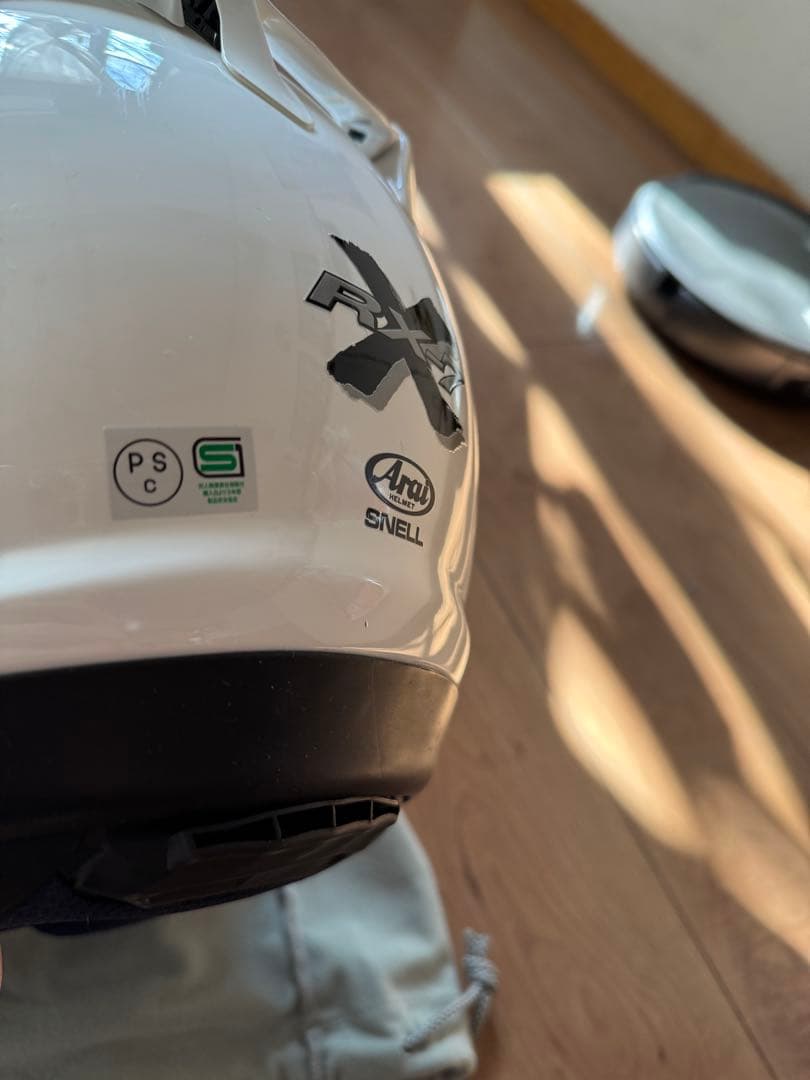 Arai RX-7X Mサイズ ホワイト フルフェイスヘルメット