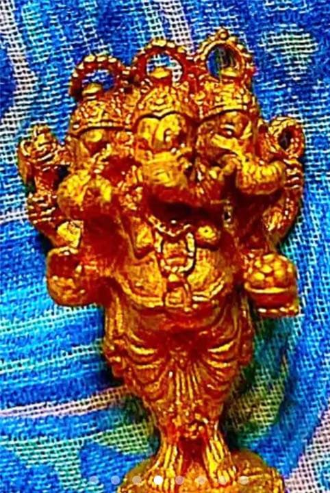 金運最強神 タイ製ガネーシャ三倍！シヴァ神ビシュヌ神ブラフマー神 三位一体神