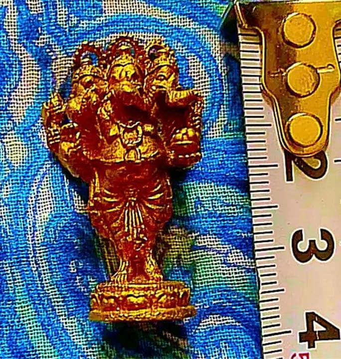 金運最強神 タイ製ガネーシャ三倍！シヴァ神ビシュヌ神ブラフマー神 三位一体神