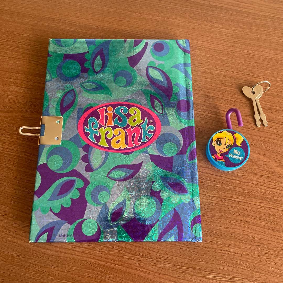 Lisa Frank 鍵付き　シークレット　ノート A お値下げ中　レア