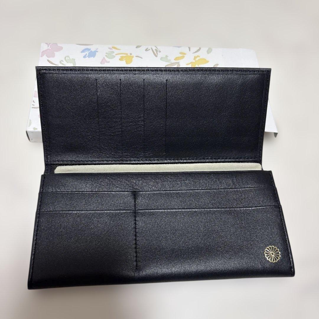新品未使用　皇居財布　ブラック　黒 長財布 財布 革