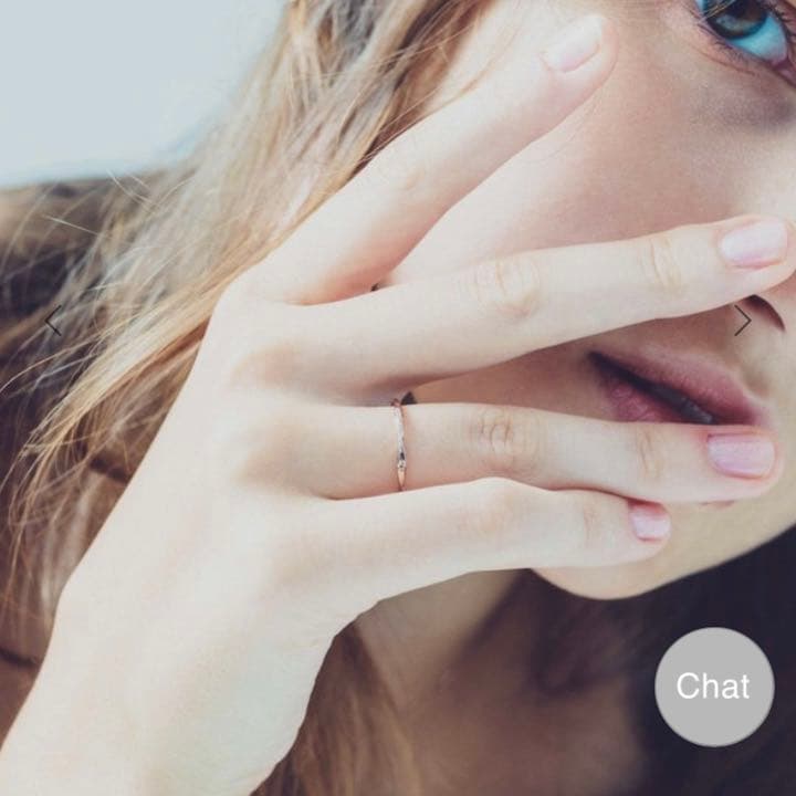 K18MPG レイヤード ダイヤモンド ツイスト リング