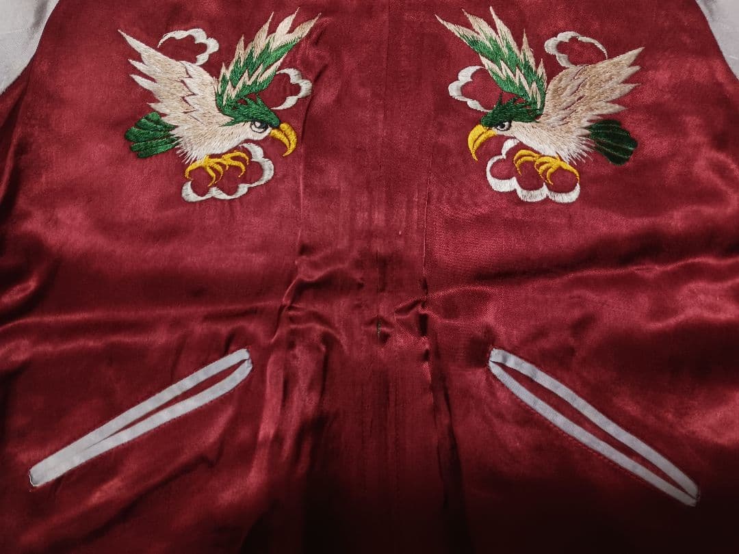 スカジャン/50s/ヴィンテージ/タイガーヘッド/顔虎/スーベニアジャケット