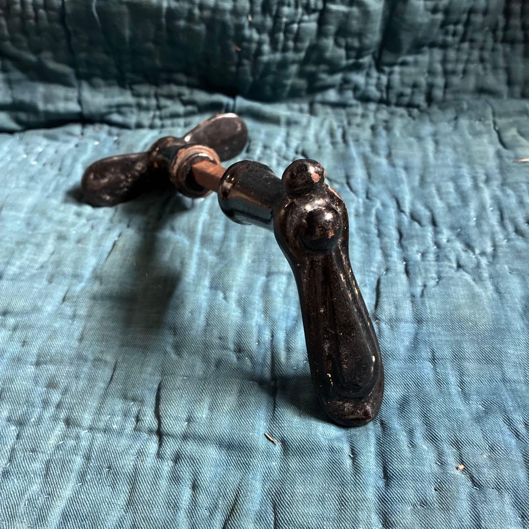 フランス　アンティーク　ドアノブ　アイアン　DIY