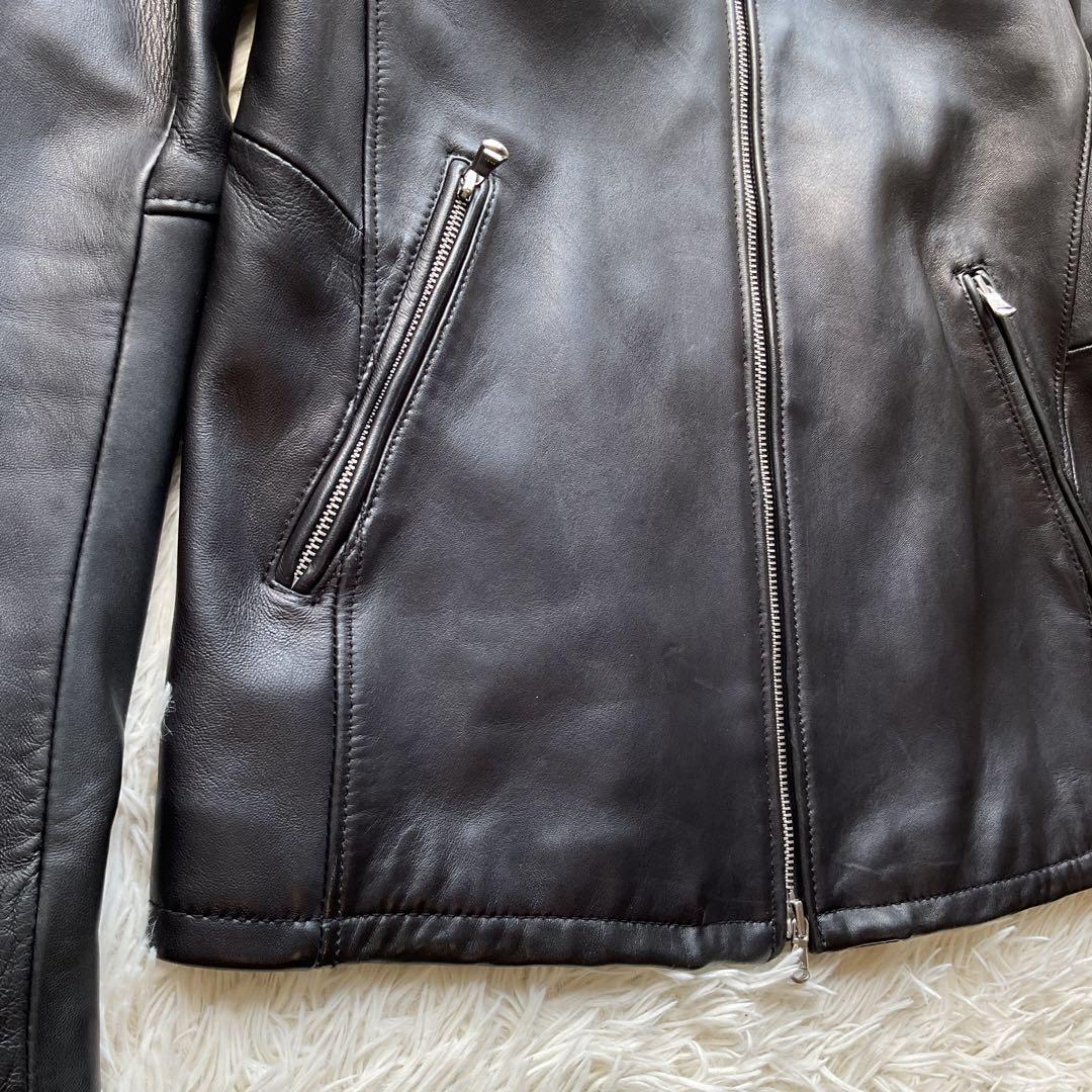 美品✨BEAUTY&YOUTH ユナイテッドアローズ　レザージャケット　シングル