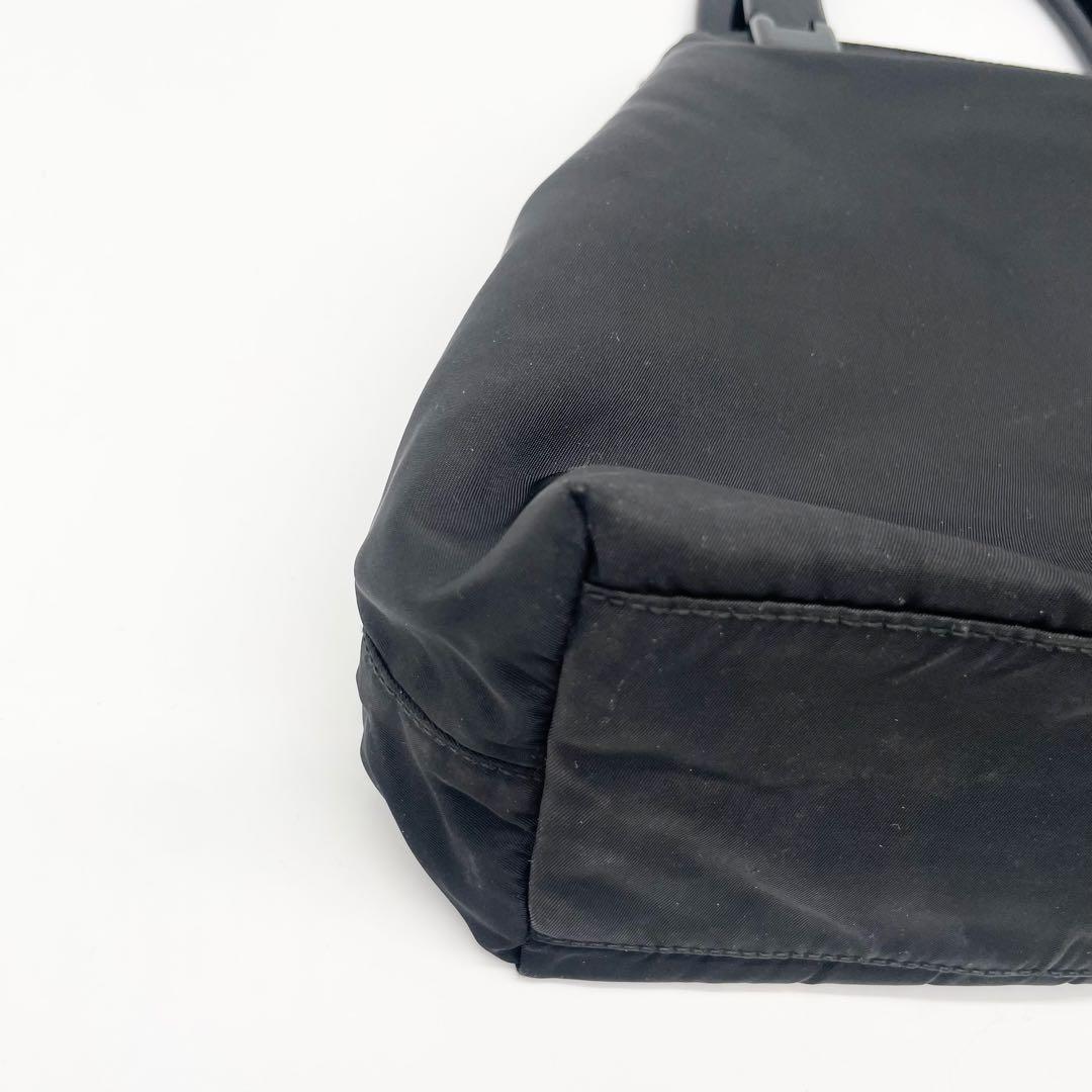 PRADA 三角ロゴ　トートバッグ　ハンドバッグ　ナイロン　ブラック