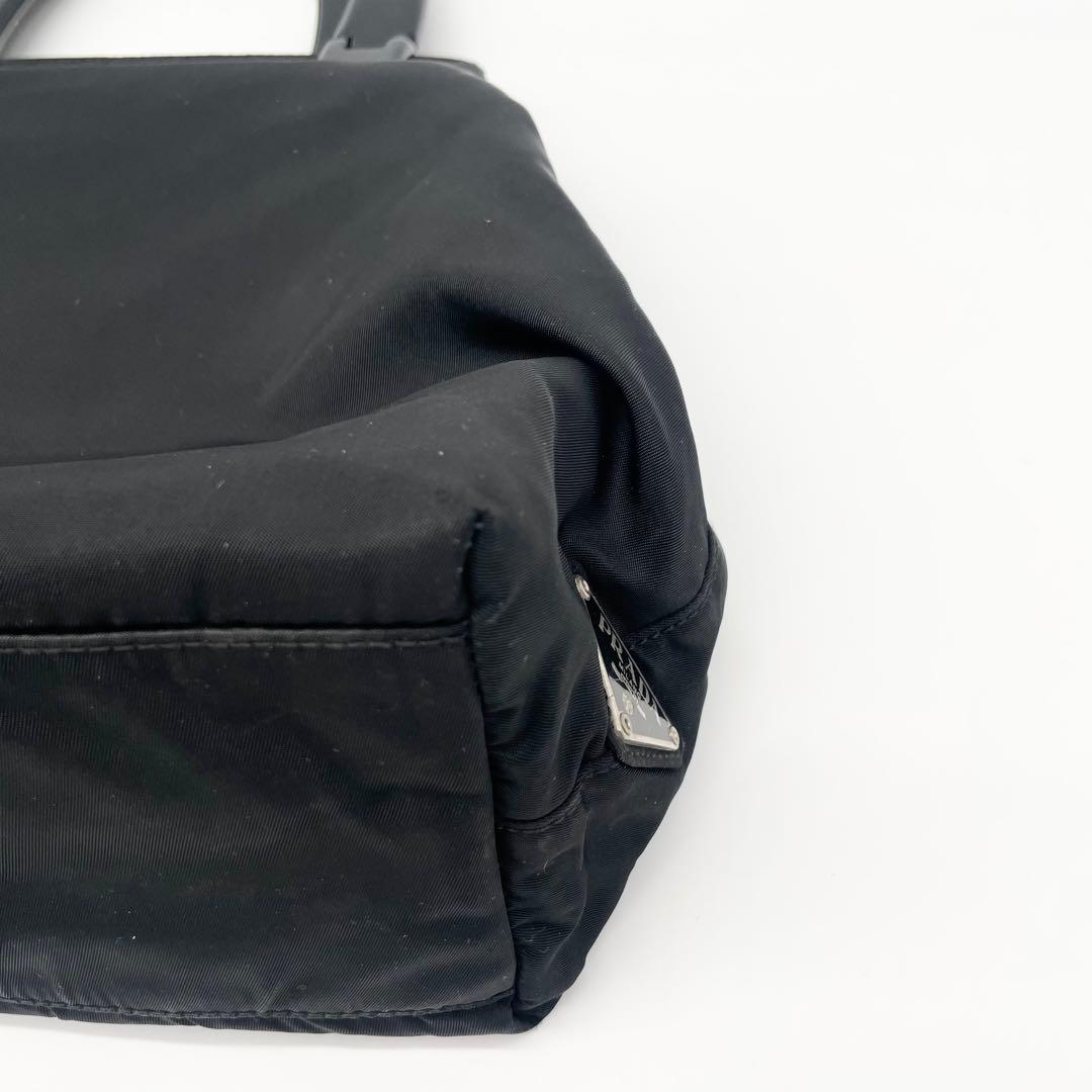 PRADA 三角ロゴ　トートバッグ　ハンドバッグ　ナイロン　ブラック