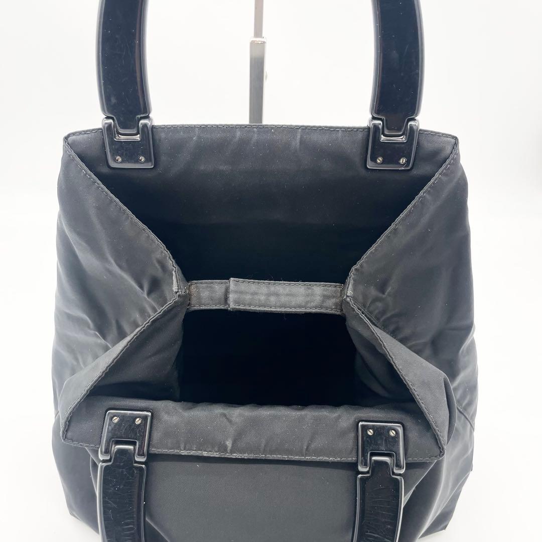 PRADA 三角ロゴ　トートバッグ　ハンドバッグ　ナイロン　ブラック