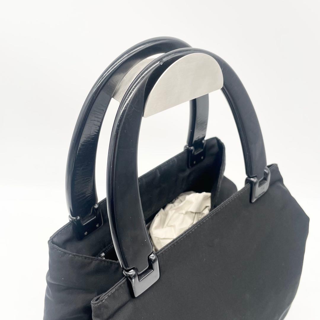 PRADA 三角ロゴ　トートバッグ　ハンドバッグ　ナイロン　ブラック