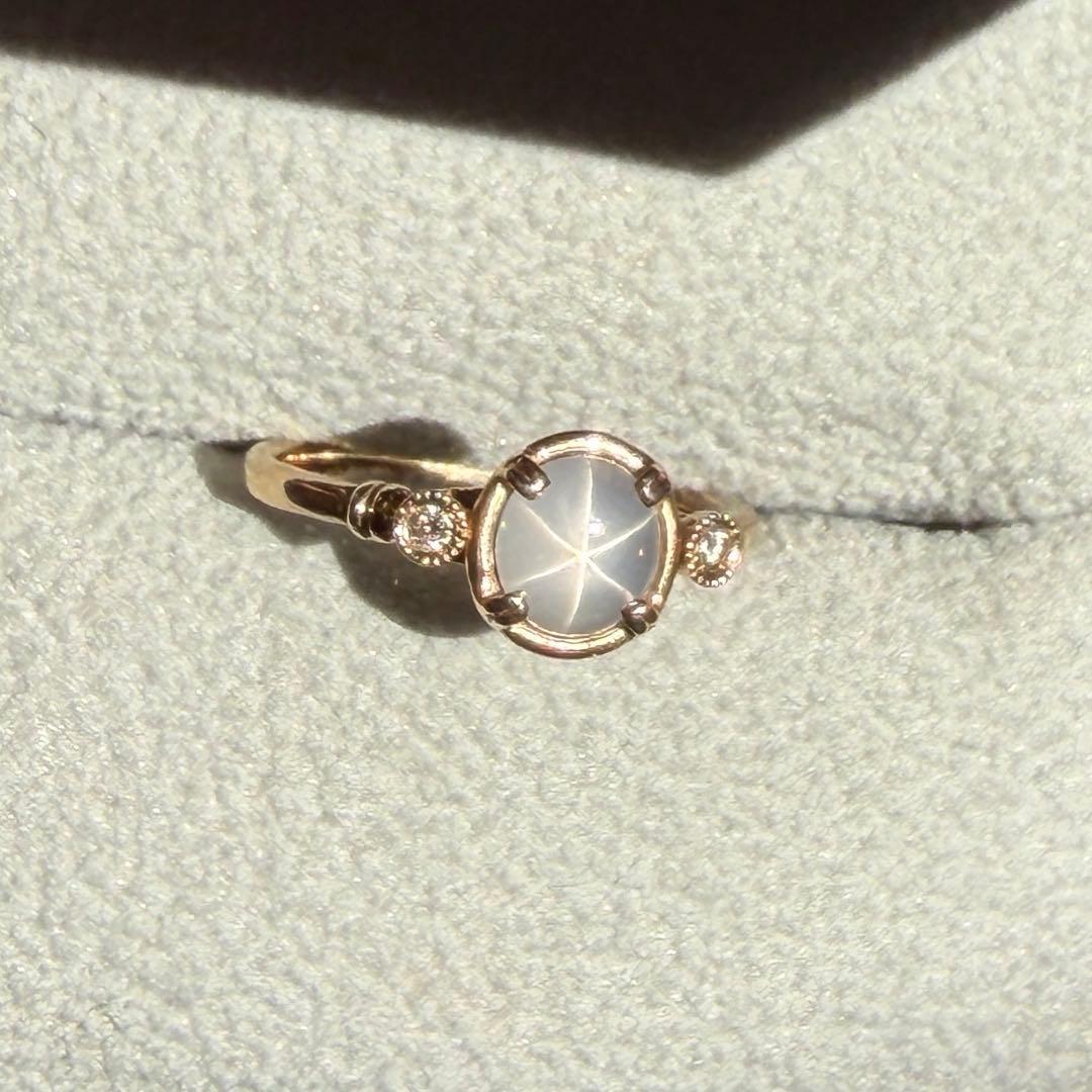 tatsuo nagahata タツオナガハタ スターサファイア　リング　K10