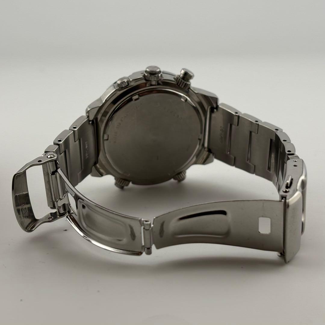 【希少】セイコー　クロノグラフ　7T32-6N10 ブラック　美品