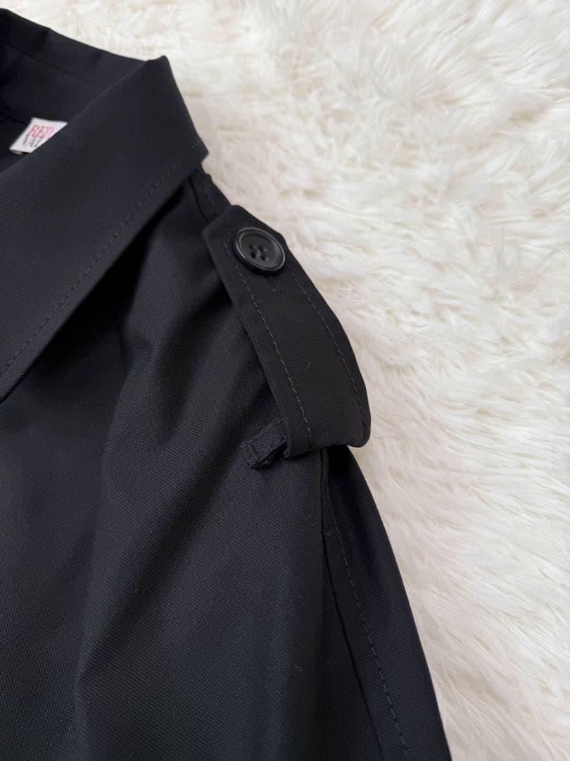 美品　red valentino トレンチコート　ベルト付き　裾フリル　イタリア