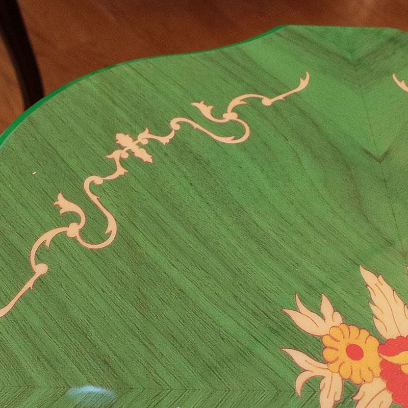 ブルーカフェテーブル 緑 グリーン 幅55cm 223-329-002