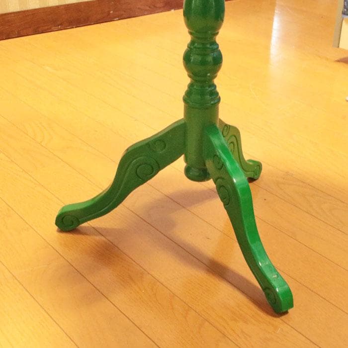 ブルーカフェテーブル 緑 グリーン 幅55cm 223-329-002