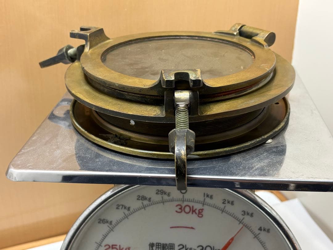 真鍮開閉丸窓 船舶　丸窓 現状出品 詳細不明　ジャンク品