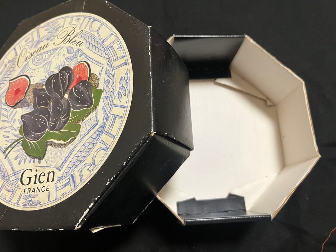 ジアン　Gien オワゾブルー　フルーツ　6枚セット　オリジナル箱　ケーキ皿