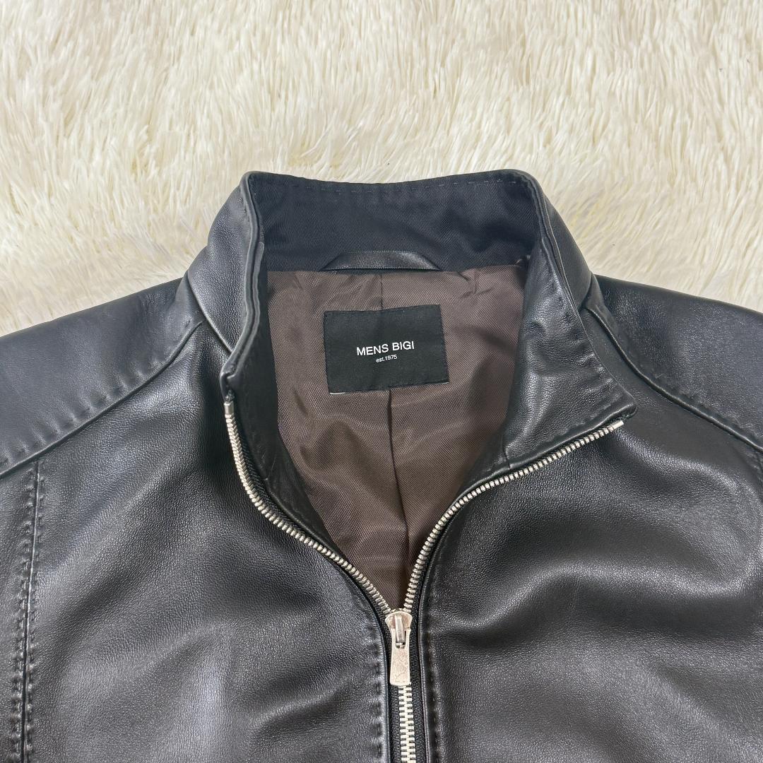 Katsuo Ohnuki様✨メンズビギ シングルライダース レザージャケット