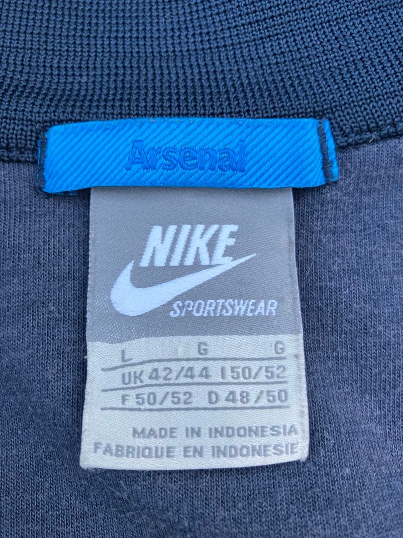 【美品】Nike×アーセナル/トラックジャケット/ジャージ/ナイキ L