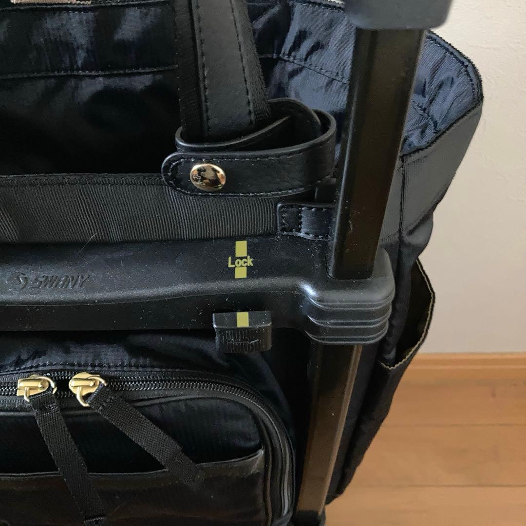 【未使用品】SWANY スワニーナイロン製 キャリーカート ストッパー付き