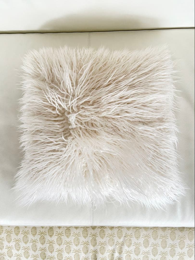 ✴︎フェイクムートン・クッション✴︎ZARAホーム