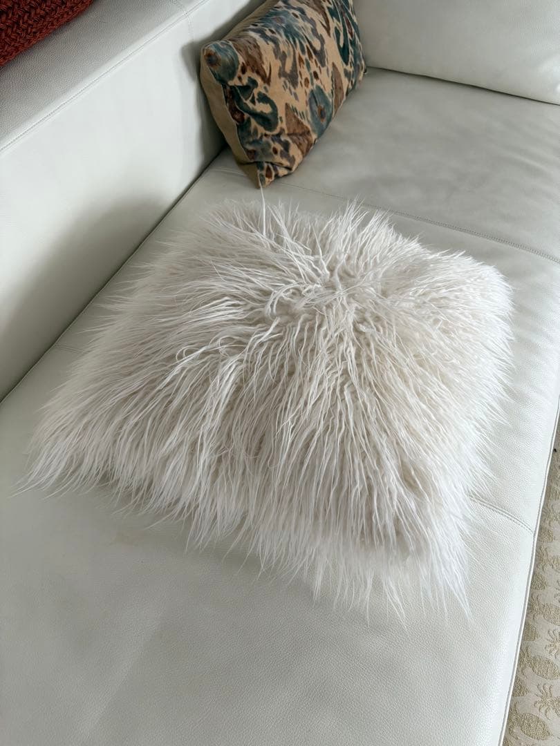 ✴︎フェイクムートン・クッション✴︎ZARAホーム