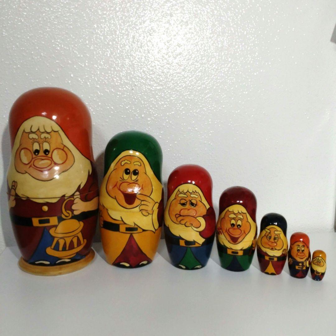 マトリョーシカ 7人のこびと 白雪姫 人形