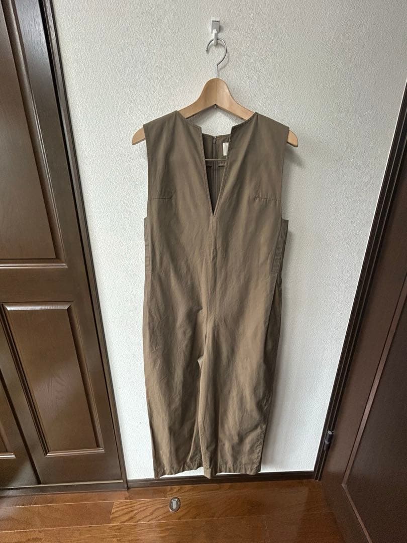 AEWEN MATOPH/シャンブレー キーネック サロペット