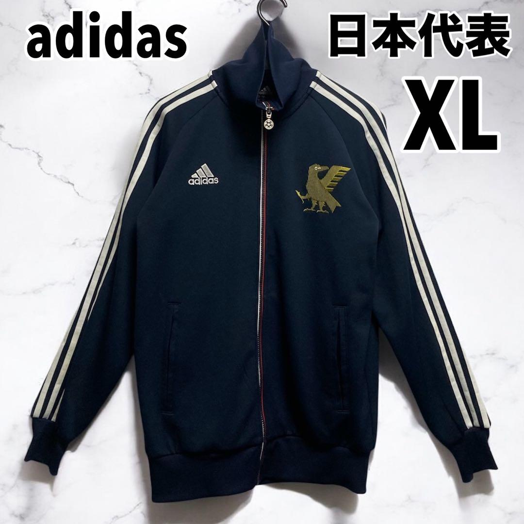 レア！adidas 金色の八咫烏刺繍！サッカー日本代表 ジャージ XL