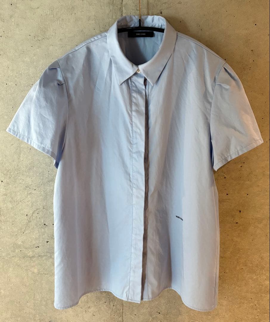 YOKO CHAN'24ポイントカラーブラウス ブルー✳︎未使用