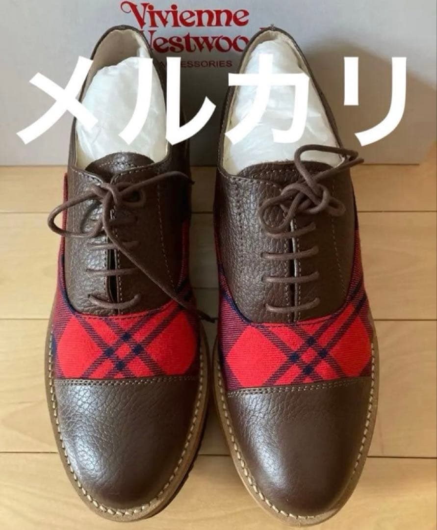 【あいか】Vivienne Westwood チェック靴ヴィヴィアン新品