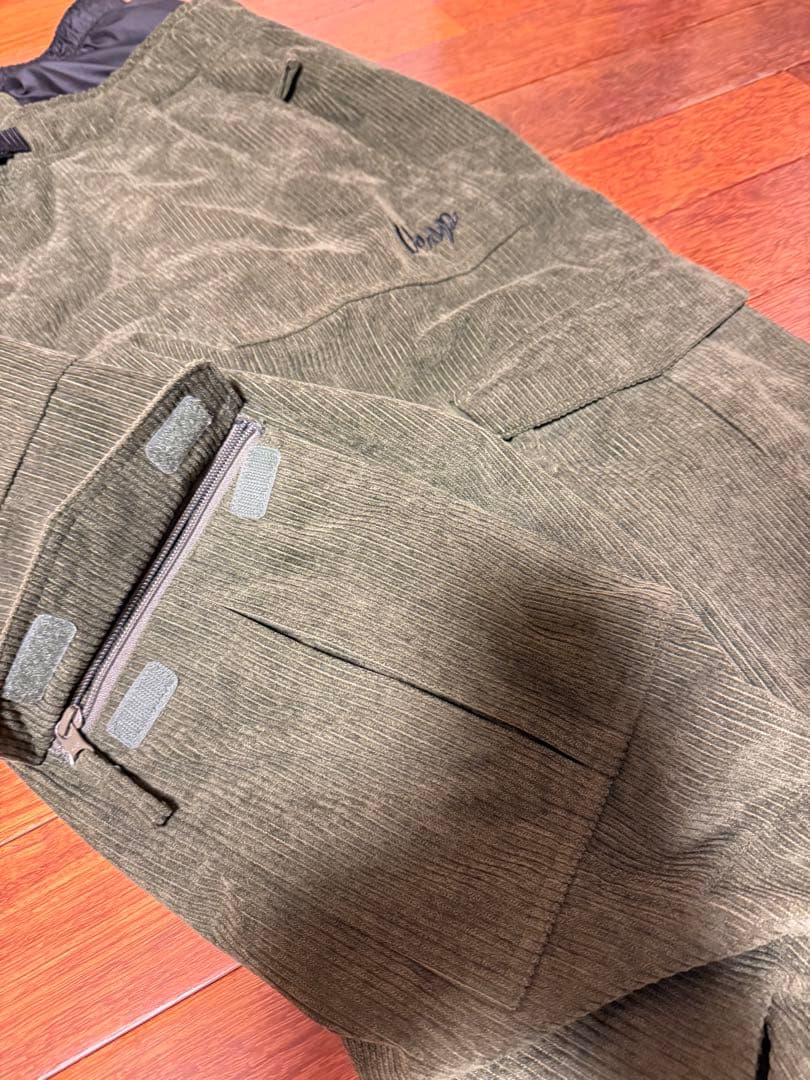 VEST DEEP コーデュロイジャケット XXL オリーブグリーン