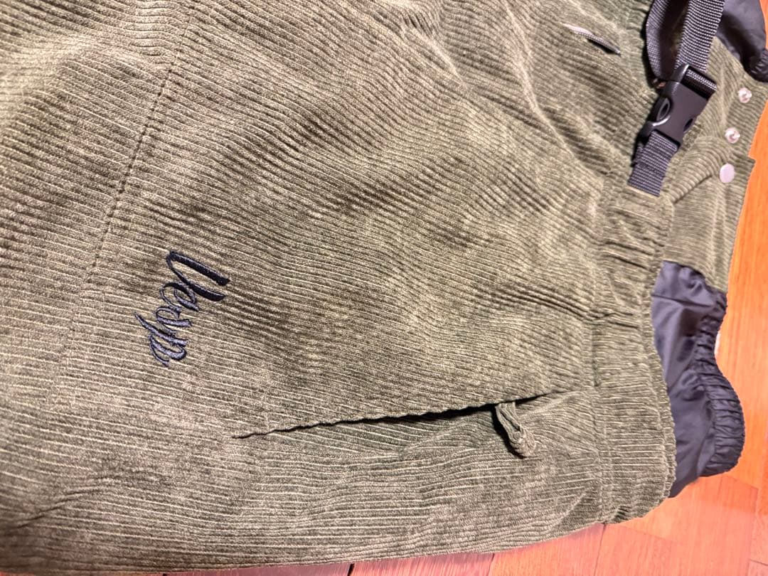 VEST DEEP コーデュロイジャケット XXL オリーブグリーン